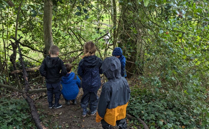 Première après-midi d’école dehors